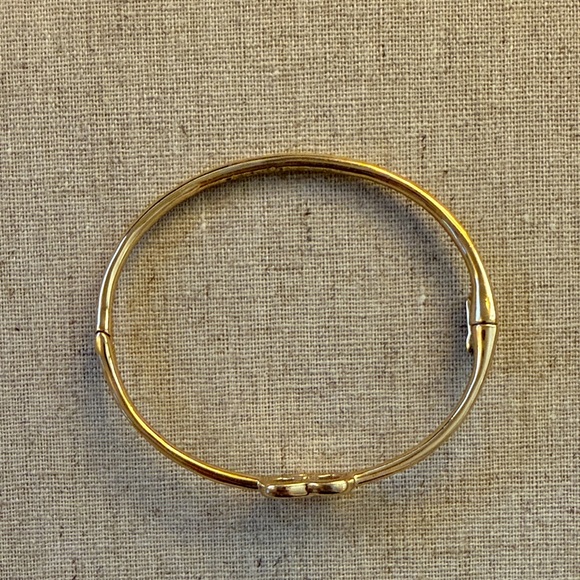 RARE! Kate Spade Gold Tone Pretzel Bracelet - Picture 2 of 6